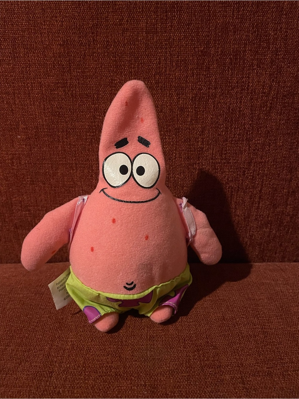 Patrick plush from SpongeBob with backpack that can open rare
